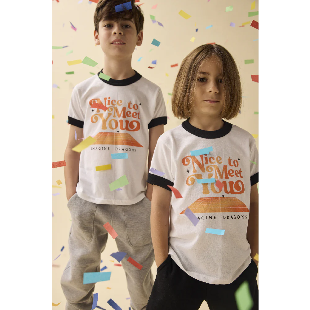 Nice to Meet You Ringer Tee - Image 3